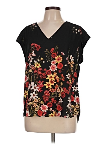 7th Avenue Design Studio New York & Company Short Sleeve Blouse (view 1)