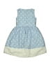 Tahari 100% Polyester Polka Dots Blue Dress Size 6 - photo 2