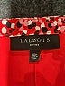 Talbots 100% Polyester Animal Print Red Casual Skirt Size 10 Petite - photo 4