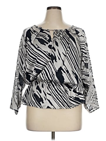 Ellen Tracy Long Sleeve Blouse (view 1)