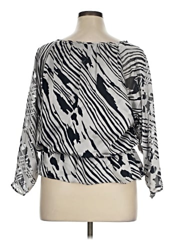 Ellen Tracy Long Sleeve Blouse (view 2)