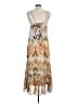 Assorted Brands Print Orange Casual Dress Size L - photo 2