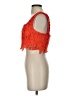 Milly 100% Polyester Orange Sleeveless Blouse Size S - photo 5