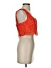 Milly 100% Polyester Orange Sleeveless Blouse Size S - photo 4