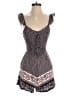 Blue Rain 100% Rayon Paisley Black Blue Romper Size XXS - photo 1