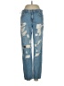 Forever 21 Hearts Blue Jeans Size 27 waist - photo 1
