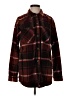 Maurices 100% Polyester Plaid Brown Fleece Size S - photo 1