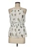 Alya 100% Polyester Ivory Sleeveless Blouse Size M - photo 1