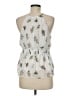 Alya 100% Polyester Ivory Sleeveless Blouse Size M - photo 2