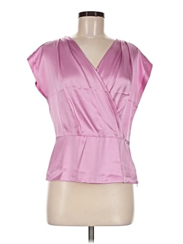 Doncaster Collection Short Sleeve Silk Top (view 1)