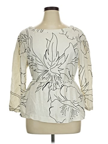 Banana Republic Factory Store Long Sleeve Blouse (view 1)