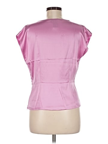 Doncaster Collection Short Sleeve Silk Top (view 2)