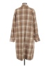 Shein 100% Polyester Brown Trenchcoat Size 6 - photo 2