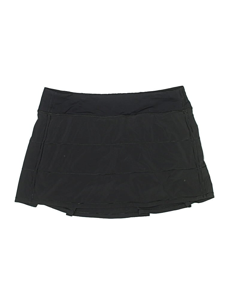 Pre-owned Lululemon Athletica Active Skort In Black