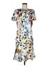 St. John Print Ivory Cocktail Dress Size 8 - photo 1