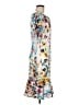 St. John Print Ivory Cocktail Dress Size 8 - photo 4