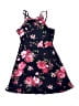 Planet Gold Floral Blue Dress Size M (youth) - photo 1