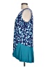 Logo Layers Blue Sleeveless Blouse Size L - photo 5