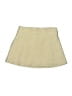 Zara 100% Cotton Solid Tan Ivory Skirt Size 10 - photo 2