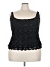 JS Collections Black Sleeveless Top Size 3X - photo 1