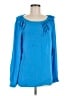 Banana Republic 100% Polyester Blue Long Sleeve Blouse Size M - photo 1