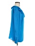 Banana Republic 100% Polyester Blue Long Sleeve Blouse Size M - photo 4