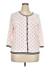 Talbots Polka Dots Pink Cardigan Size 2X - photo 1