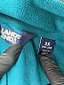 Lands' End 100% Polyester Teal Fleece Size 2X - photo 6