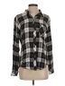 Rails Plaid Black Long Sleeve Button-Down Shirt Size S - photo 1