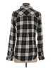 Rails Plaid Black Long Sleeve Button-Down Shirt Size S - photo 2