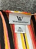 Worthington 100% Polyester Orange Short Sleeve Blouse Size XL - photo 7