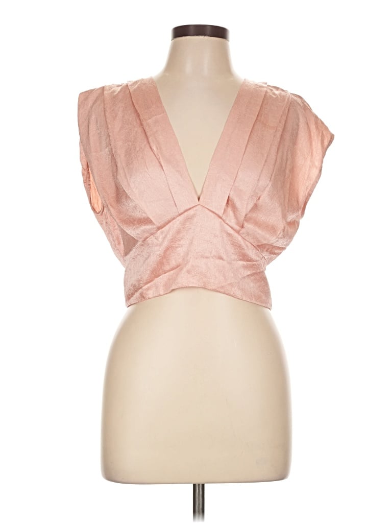 Pre-owned Ro & De Sleeveless Blouse In Pink