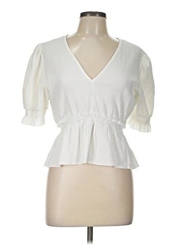 Pull&Bear Short Sleeve Blouse (view 1)