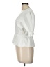Pull&Bear Ivory Short Sleeve Blouse Size L - photo 5