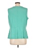 Essentials by Milano Teal Sleeveless Blouse Size L (estimated) - photo 2