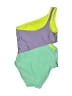 Disney Graphic Green One Piece Swimsuit Size 4 - photo 2