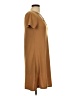 Charming Charlie Solid Brown Casual Dress Size L - photo 4