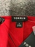 Torrid 100% Polyester Solid Red Casual Dress Size 1X Plus (1) - photo 7