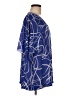 Dennis by Dennis Basso 100% Polyester Blue 3/4 Sleeve Blouse Size M - photo 4