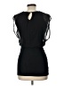 Aura 100% Polyester Graphic Solid Black Cocktail Dress Size L - photo 2