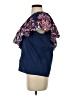 Parker 100% Cotton Blue Sleeveless Blouse Size S - photo 5