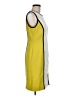 Calvin Klein Color Block Yellow Casual Dress Size 6 - photo 4