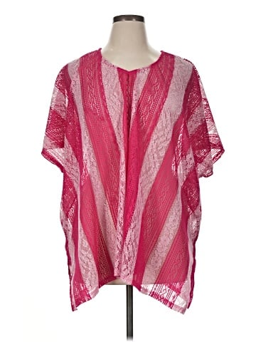 Cotton Bleu Poncho (view 1)