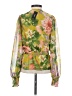 Express 100% Polyester Green 3/4 Sleeve Blouse Size XS - photo 2