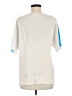 Tibi Color Block Blue Short Sleeve Top Size M (estimated) - photo 2