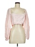 Mara Hoffman 100% Hemp Pink Long Sleeve Blouse Size 8 - photo 1