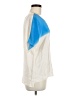 Tibi Color Block Blue Short Sleeve Top Size M (estimated) - photo 4