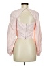 Mara Hoffman 100% Hemp Pink Long Sleeve Blouse Size 8 - photo 2