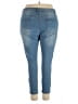 Shein Curve Solid Blue Jeans Size 20 Plus (4) - photo 2