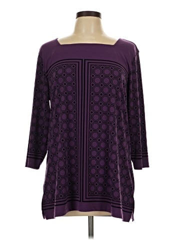 Christopher & Banks 3/4 Sleeve Blouse (view 1)